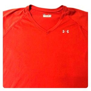 Gently used Under Armour shirt - orange